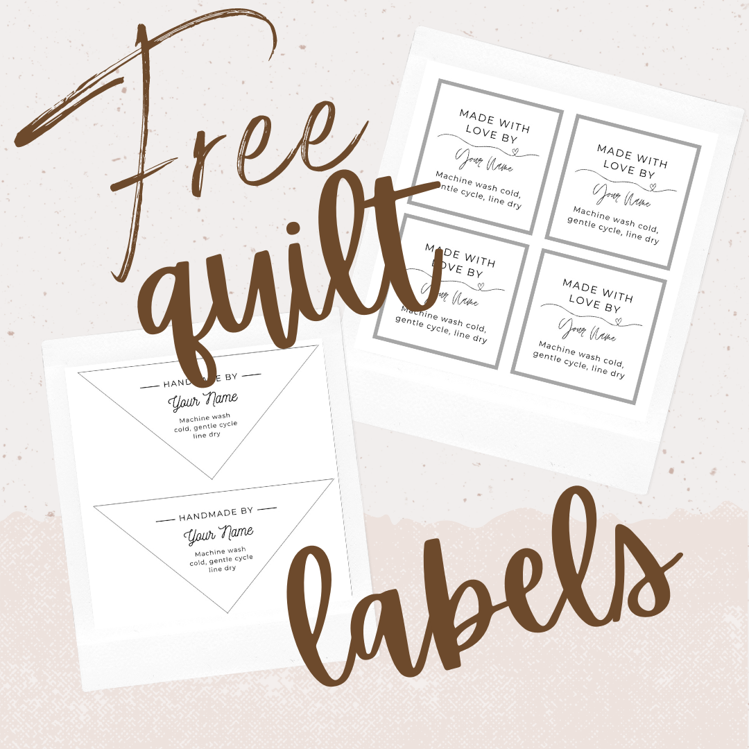 Make Your Own Personalized Quilt Labels & Silhouette Giveaway