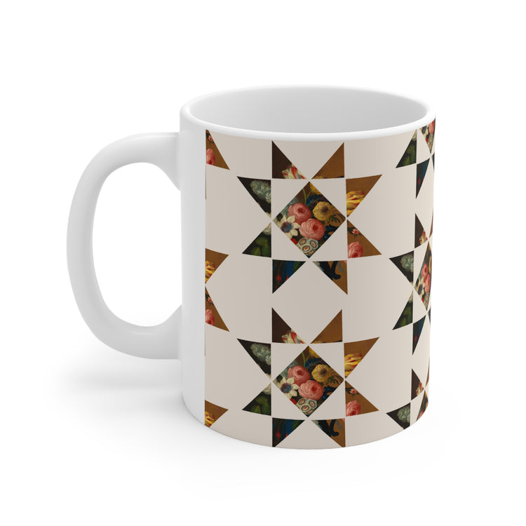 Floral Quilt Block Mug Endless Pattern x Jessica Rose + co